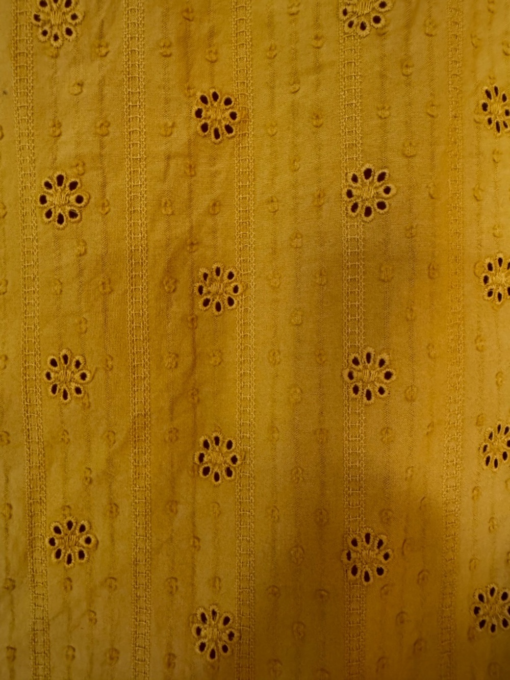 Universal Thread Goods Co. Eyelet Gold Blouse - Picture 10 of 13